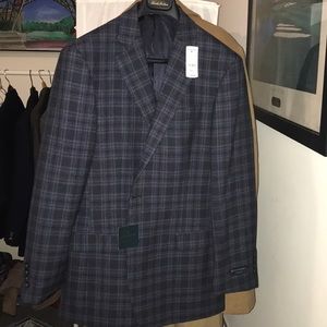 Brooks Brothers Blazer Jacket Blue Plaid NWT